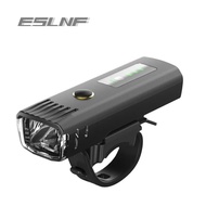 ESLNF Smart brightness sensor Bicycle head light Waterproof Rechargeable Bicycle front light with Anti-slip Mount Safety Night riding warning light Bike Accessories