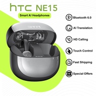 HTC NE15 AI Translator Earbud Wireless Bluetooth Earphone 134 Languages Translation HD Audio Ear-cli