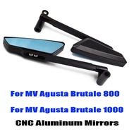 Motorcycle Mirrors Adjustable Rearview Side Mirror For MV Agusta Brutale 800 Brutale 1000 Accessorie