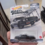 Hotwheels fast furious premium 87 buick regal gnx muscle car rubber tires