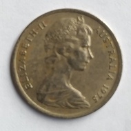 Koin 5 CENT DOLLAR AUSTRALIA TAHUN 1975