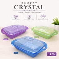 Crystal Buffet Set Plastic Buffet Food Container with Lid Multipurpose Food ContainerBENING - Buffet