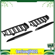 【●TI●】Double Slat Sport Kidney Grille Grill Black for     E90 E91 2005-2008