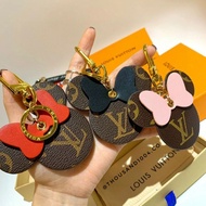 [Authentic] LV Mickey Keychain 正品皮LV中古切割拆包DIY 米奇钥匙扣