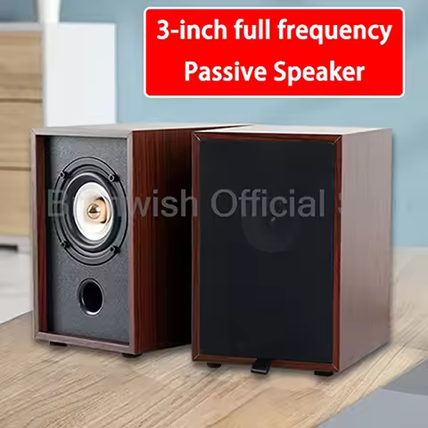 20W*2 3 Inch Full Range Speaker 4/8Ohm Birch Wood Speaker Fever Passive Bookshelf Speaker A Pair of 