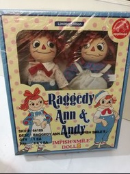 Raggedy Ann & Andy impish Smile 2 套裝 限量版 全新 特賣 清屋