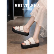 Bread sole two-strap sandals women sandal perempuan