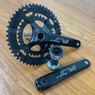 (price included) Prowheel RPL 34-50T hollow shaft disc crank set, high quality aluminum alloy, sport