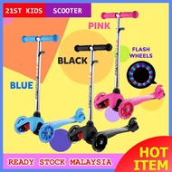 BEIQITONG 21st Small Size Kids Scooter LED Light Wheels With Adjustable Handler & Brake System Tricy