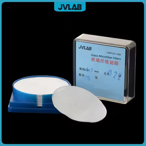 Glass Fiber Filters Superfine GF Filter Paper Dust Membrane Diameter 47mm Pore Size 0.22/0.45 um 25