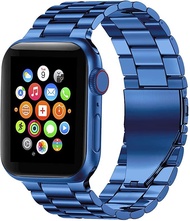 สายนาฬิกาสำหรับนาฬิกา Apple Watch Series 10 Band 46mm 42mm สายนาฬิกาสแตนเลส Stainless Steel Strap Br