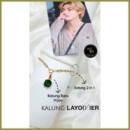 ◶ ❐ ☍ Kim TAEHYUNG BTS Bangtan LAYOVER Necklace free PC