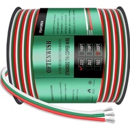 300Ft 3Pin Kabel Ekstensi Led 22 3 Konduktor Kabel 22Awg Ws2812B Ws2811 Lampu Strip Pita Warna Mimpi