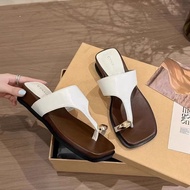 Jualan hebat. Selipar Luaran Musim Panas Wanita Bergaya Niche Baji Baji Baharu 2025 dengan Kusyen Se