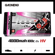 GNB40002S100iHV || Gaoneng GNB 2S 7.6V 4000mAh 100C LCG Shorty 4mm Bullet Hard Case LiPo Battery