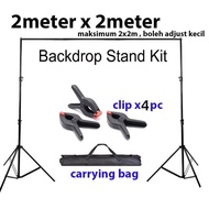 2x3m ฉากถ่ายรูป Green Screen Backdrop Stand Studio Photography Background Cloth Photo Shoot greensc