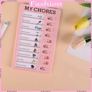 NAV My Chores Checklist Board Portable RV Checklist Board Practical Adjustable Removable Elder Daily