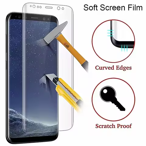 Soft Screen Protector For Samsung Galaxy S8 S9 S10 S20 Plus Note 8 9 10 PlusProtective Film For Sams