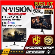 Nvision EG27XT 27" IPS 240Hz 1080P Flat Gaming Monitor