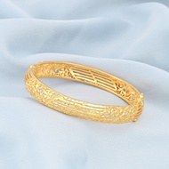 ZHULIAN GELANG TANGAN Bunga Berlapis Saduran Emas 24K