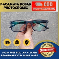Kacamata minus afgan fotocromic (frem+lensa) kacamata berubah warna