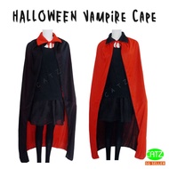 [SG SELLER] Halloween Cape Vampire Cape Halloween Costume Reversible Black Red Vampire Cape Unisex A