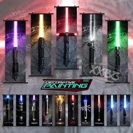 Star Wars Poster Obi-Wan Canvas Yoda lightsaber Home Decor Darth Vader Wall Artwork Ahsoka Scroll Pi