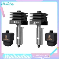 [HoME&life] For  Lab A1, A1 Mini Compatible Hotend Kit 0.4mm+ 0.4mm Hardened Steel Nozzle for H2D H2