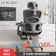 LENOBLE 1038 Ergonomic Office Chair  Gaming Chair Adjustable Kerusi Pejabat with legrest  - 3 Years 