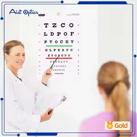 Premium Snellen Eye Chart Wall Chart Plastic waterproof Snellen Charts for Eye Test Exams 10 Feet 9