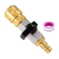 Seas Compressed Air Stopcock 1 4inch Quick Release Coupling 1 4inch Copper Filling