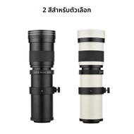 420-800 มม.Super Telephoto ซูมเลนส์ F/8.3-16 โฟกัส T-Mount พร้อม EF อะแดปเตอร์แหวนสําหรับ Canon EOS