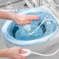 transparent bidet sitz bath basin toilet seat postpartum hemorrhoid perineum soaking care treatment patient