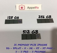 IC MEMORY PCIE IPHONE 8 8PLUS X XR XS XSMAX 11 11PRO 11PROMAX - 128 GB