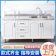 Kitchen Side Cabinet Household Stainless Steel Cabinet Kitchen Stove Cabinet Cabinet Combination Cab