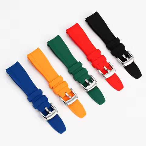 For Casio Barracuda MDV106-1A MDV-107-1A Rolex Submariner Seiko Mido Anchor Curved Waterproof Silico