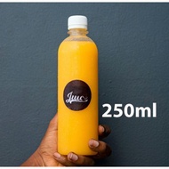 250ml Round Bottle PET (Botol Air Plastik Kosong & Cap) mineral water bottle