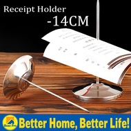 Practical Menu Summons Fork Invoice Document Notes Metal Needle Holder Storage Organizer Tool