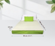 Bangkok Latex | ท็อปเปอร์ ยางพาราแท้ - 3 ฟุต | 90x190 ซม. | แก้ปวดหลัง