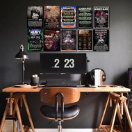 poster dinding aesthetic / wall art poster - pamflet concert band