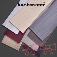BACKSTREET Skirting Line, Wood Grain Self Adhesive Floor Tile Sticker, Waterproof Windowsill Living Room Waist Line