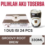 Groovy Root Brew ( Root Beer ) 330 ml kemasan kaleng - ( HARGA 1 DUS )