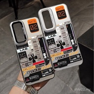 Unique Trendy Label Creative High-End Shock-resistant Case Suitable for Samsung S25ULTRA/S23ULTRA/S2