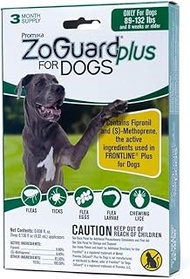 ZoGuard Plus for Dogs (89-132 lbs) 6 Month Supply, Pack of 2