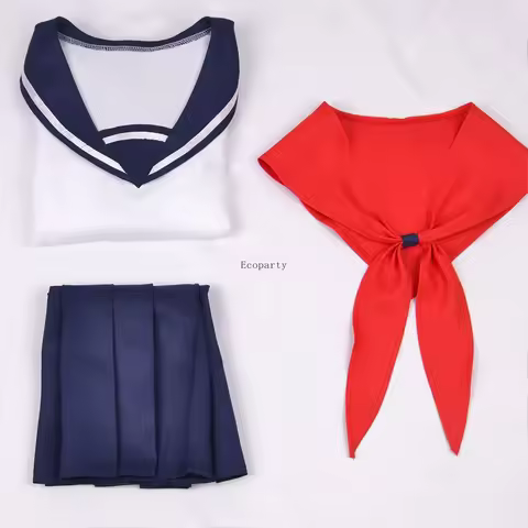 Game Yandere Simulator Ayano Aishi Cosplay Costumes Wig Osana Najimi Girl School JK Uniform Sailor S