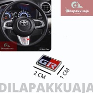 *#*#*#*#Gr Sticker Steering Wheel Logo GR Sport Toyota Rush Agya Raize