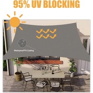 Professional Customized 420D Oxford Cloth Gray Awning Sunshade Canvas Waterproof Garden 98% Ultravio