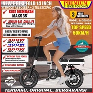 Electric Bike Sepeda Listrik Anak / Sepeda Listrik Lipat 14 Inch !!!