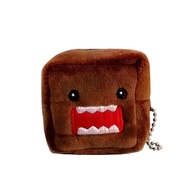 Cute Domo Kun Plush Coin Purse Keychain Wallet Cartoon Anime Cube Coin Pouch Case Kawaii Money Bag M
