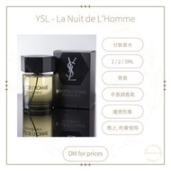 [分裝香水] [DM查詢價錢] Yves Saint Laurent- La Nuit de L'Homme YSL EDT Eau de Toilette Perfume Cologne 分裝 香水 香水分裝